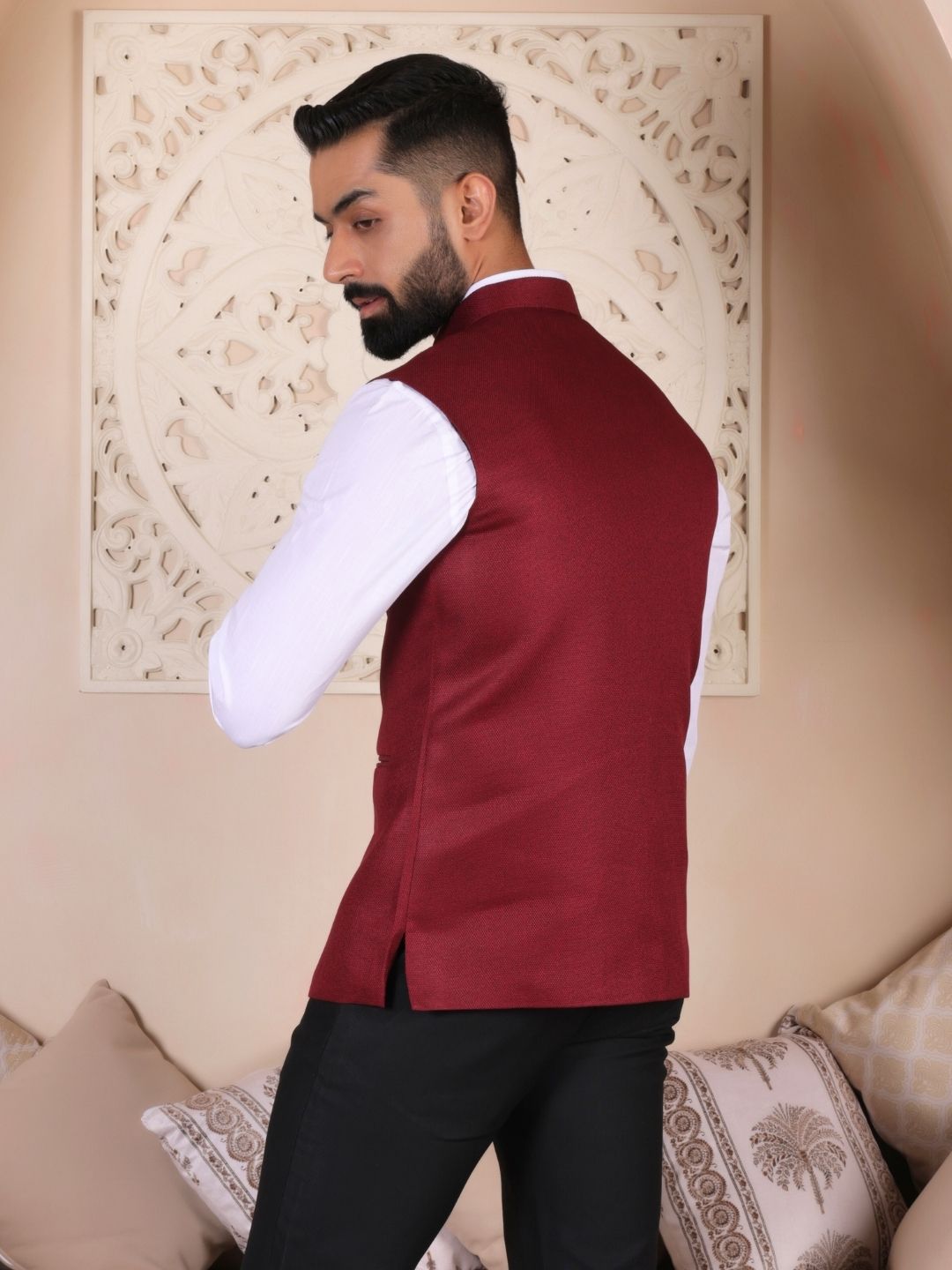 Woven Nehru Jacket