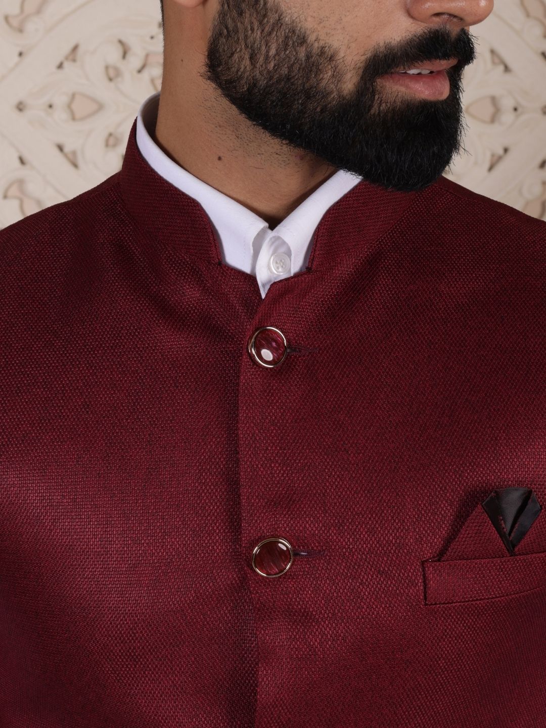 Woven Nehru Jacket