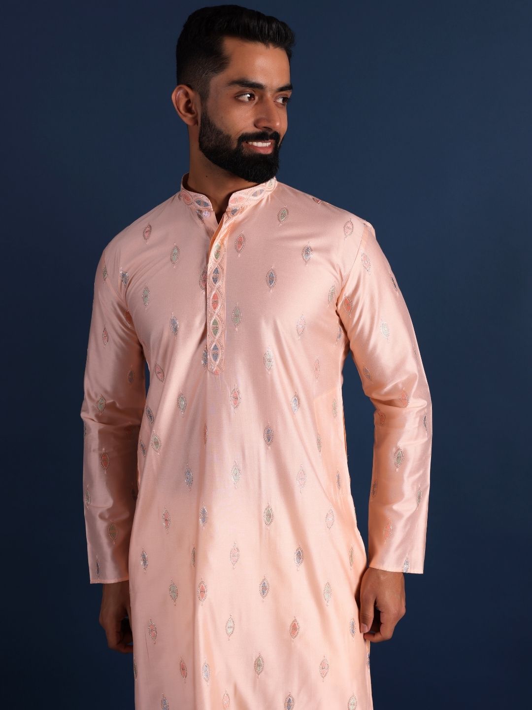 Men Thread Work Handloom Kurta