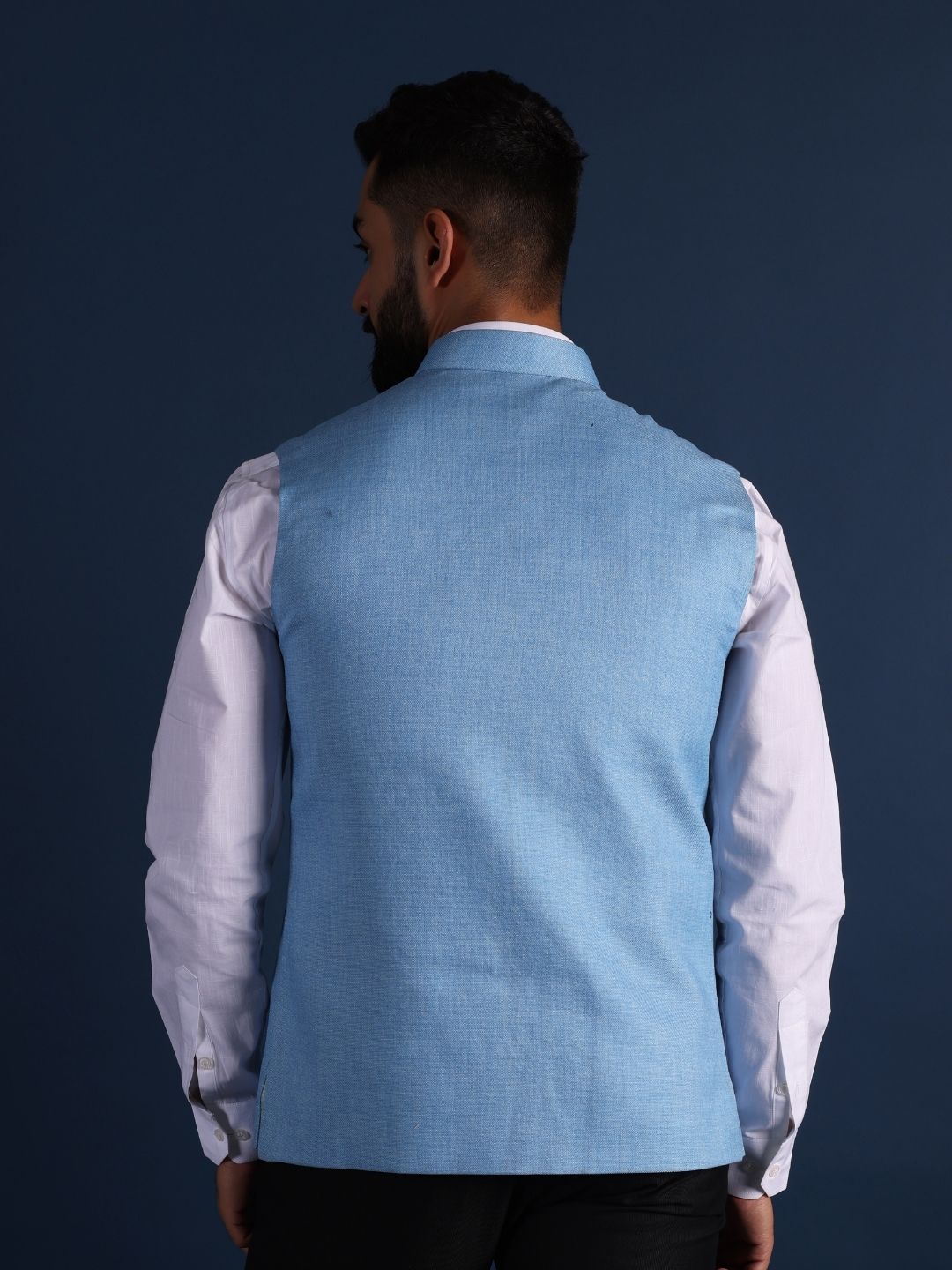 Jute Cotton Nehru Jacket