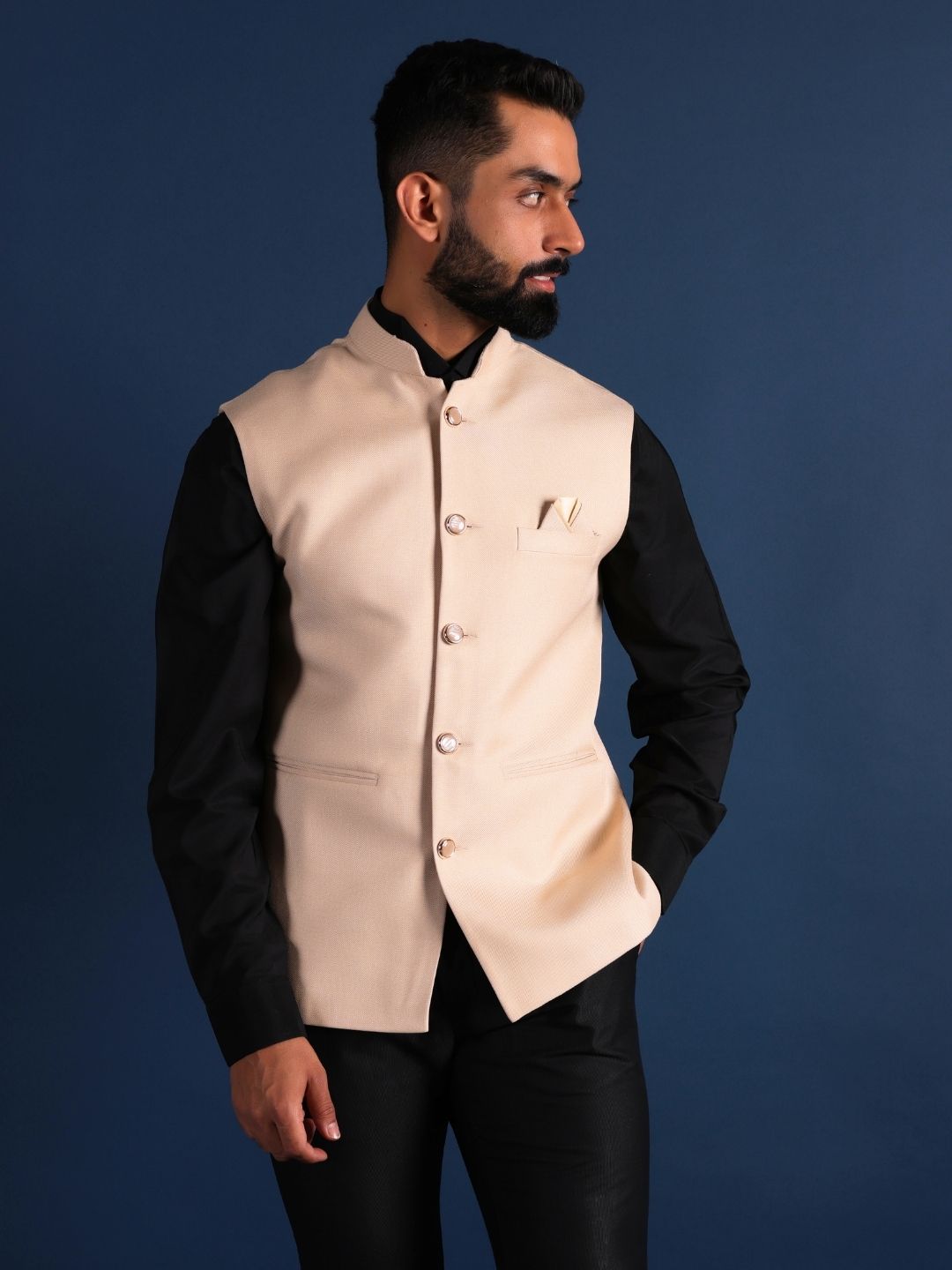 Woven Ethnic Nehru Jackets