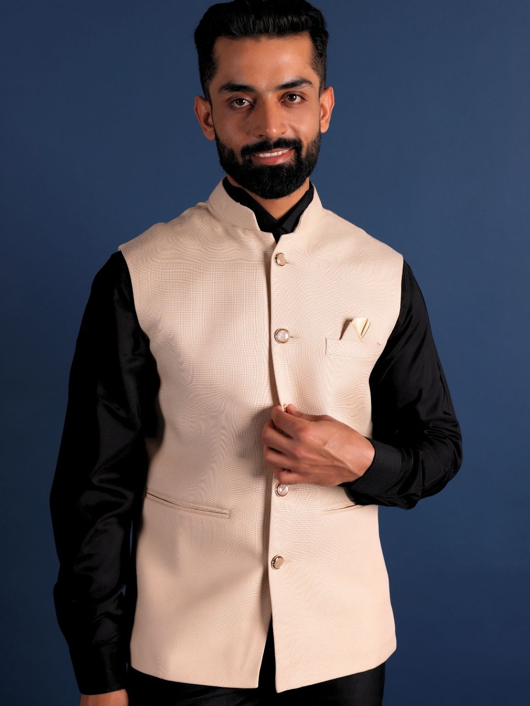 Woven Ethnic Nehru Jackets