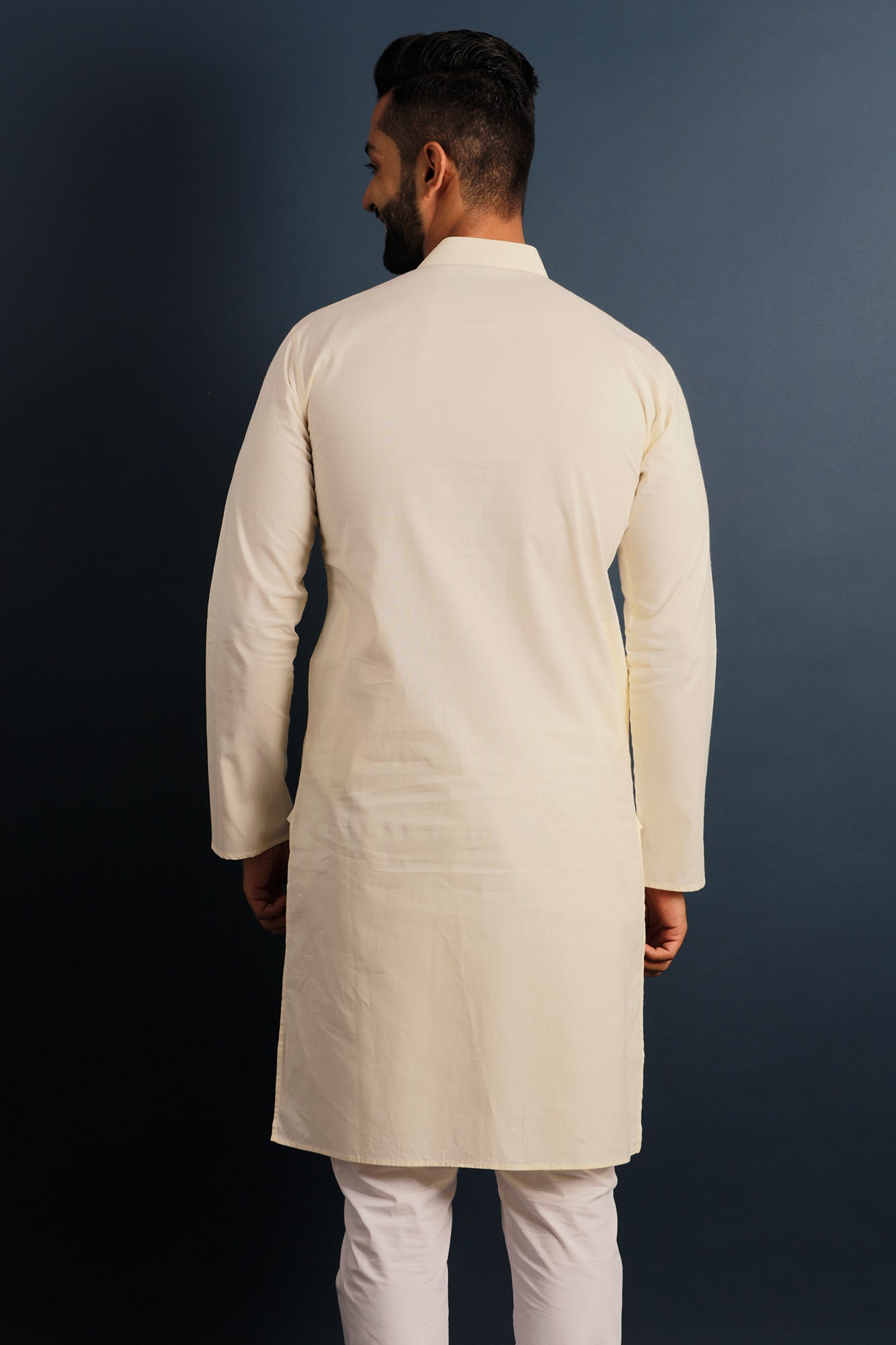 Band Collar Straight Kurta