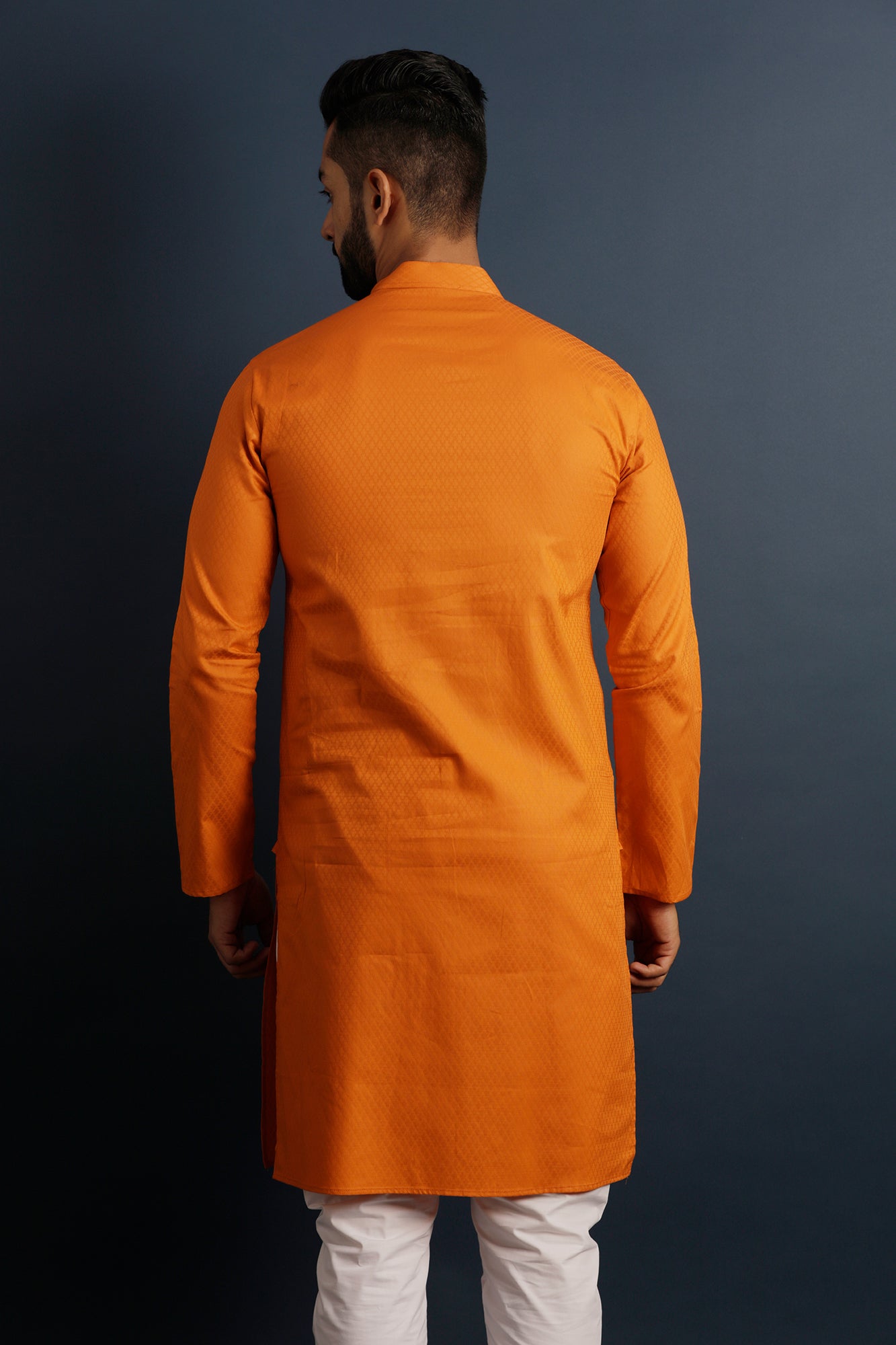 Woven Design Straight Kurta