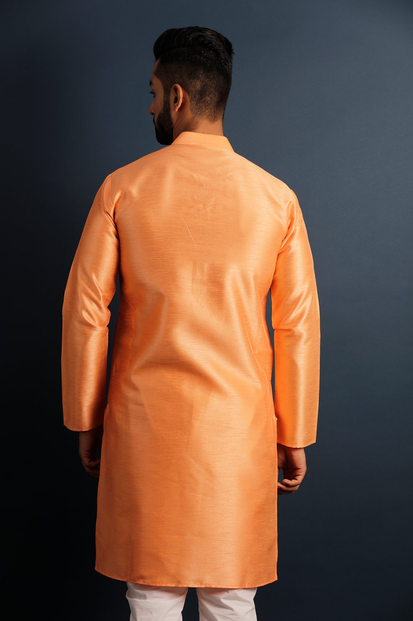 Mandarin Collar Straight Kurta