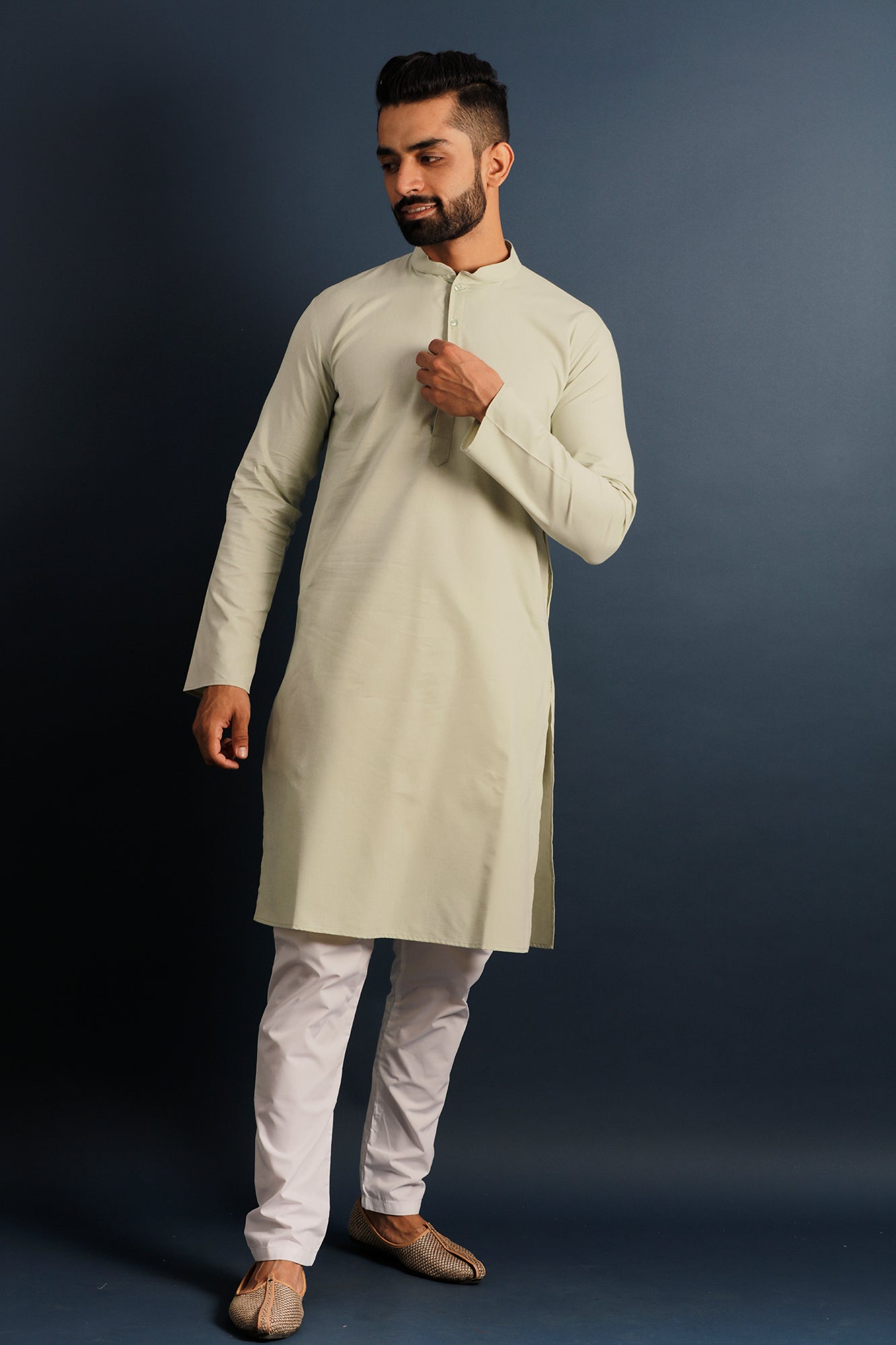 Men Thread Work Kurta