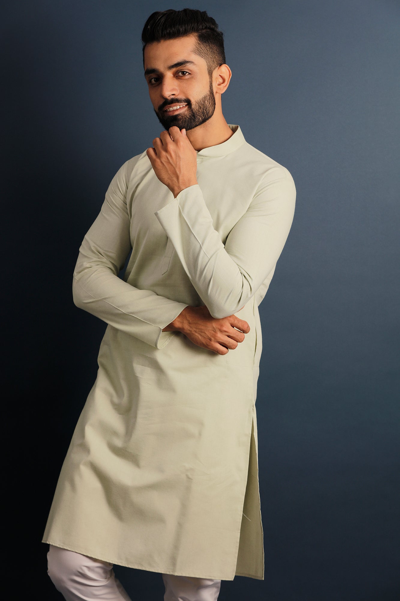 Men Thread Work Kurta