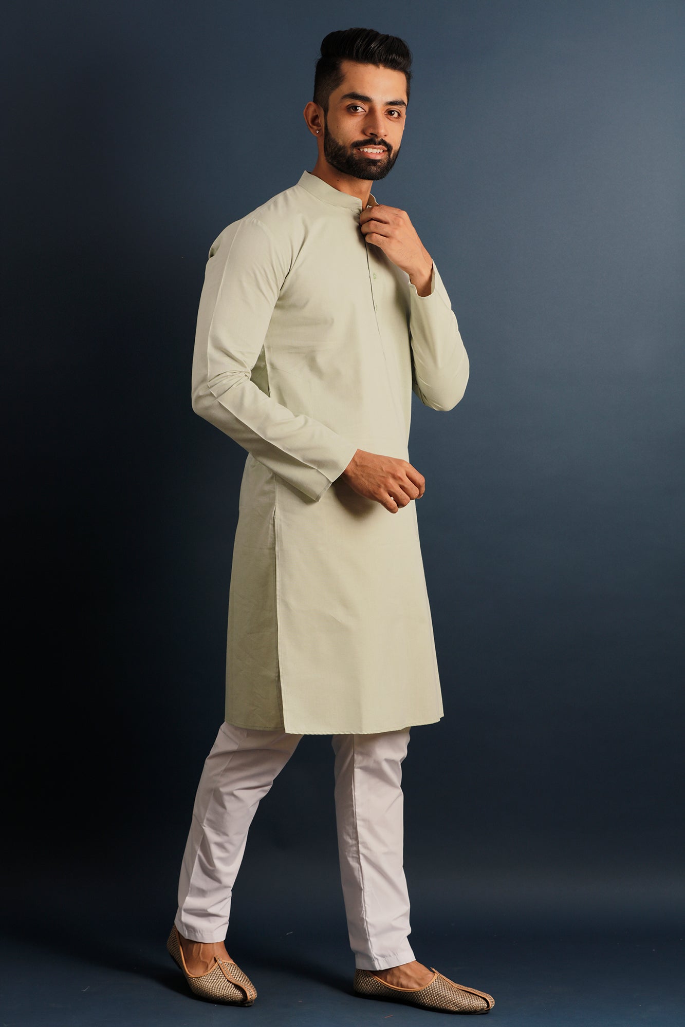 Men Thread Work Kurta