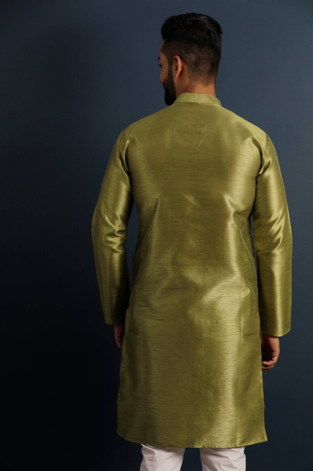 Mandarin Collar Straight Kurta