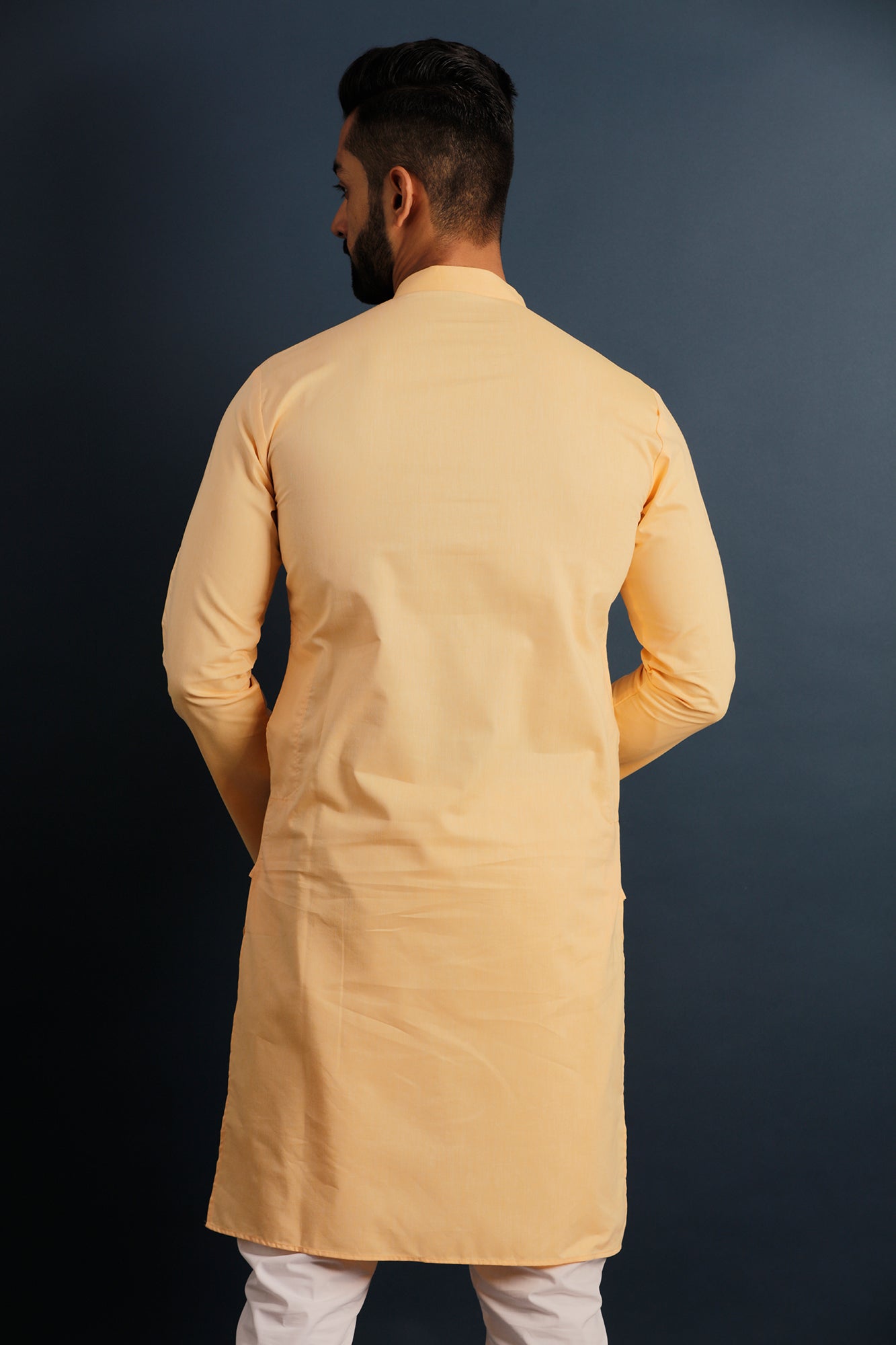 Mandarin Collar Straight Kurta