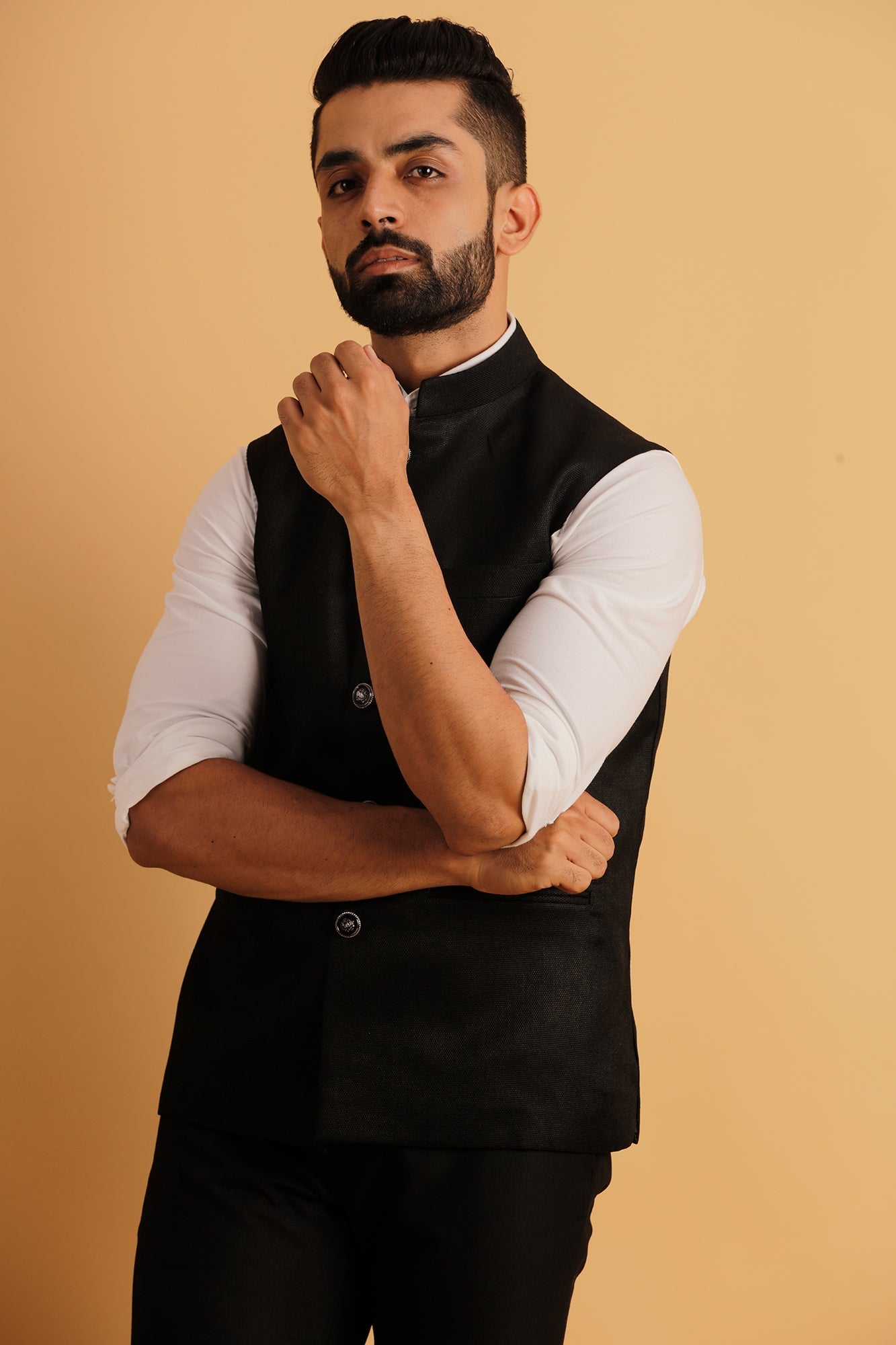 Classic Black Nehru Jacket