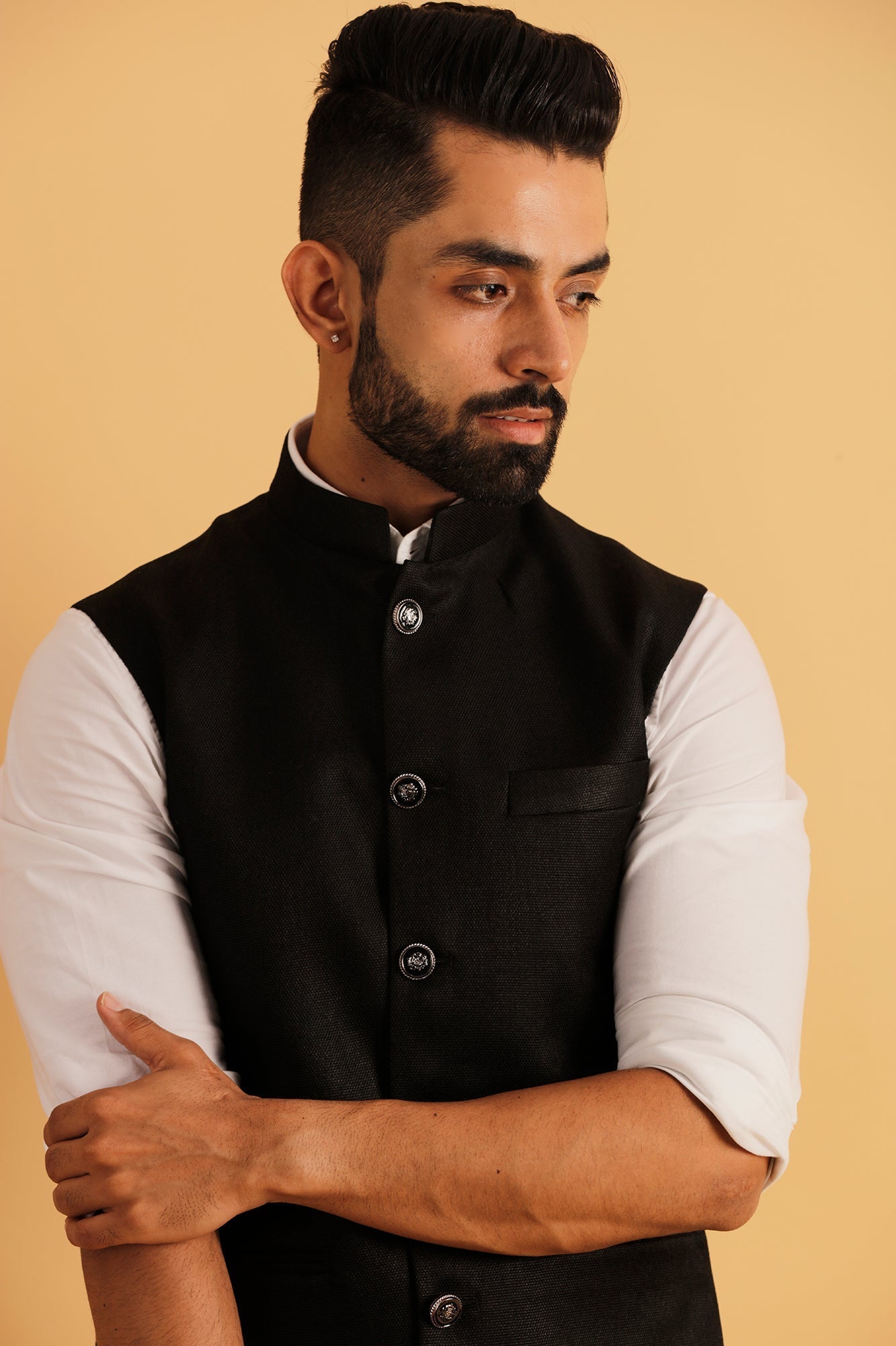 Classic Black Nehru Jacket