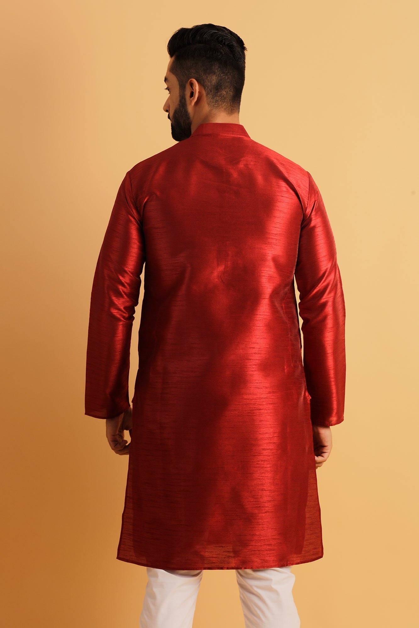 Mandarin Collar Straight Kurta