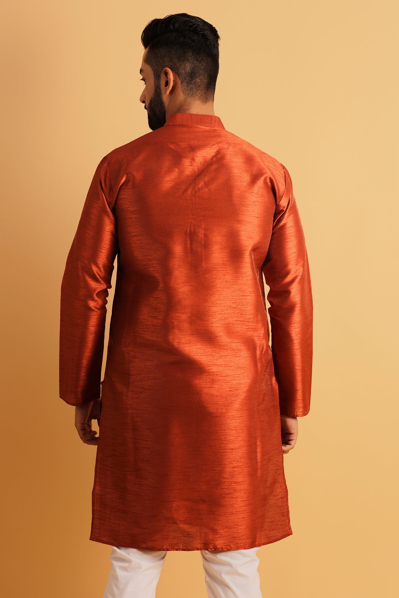 Mandarin Collar Straight Kurta