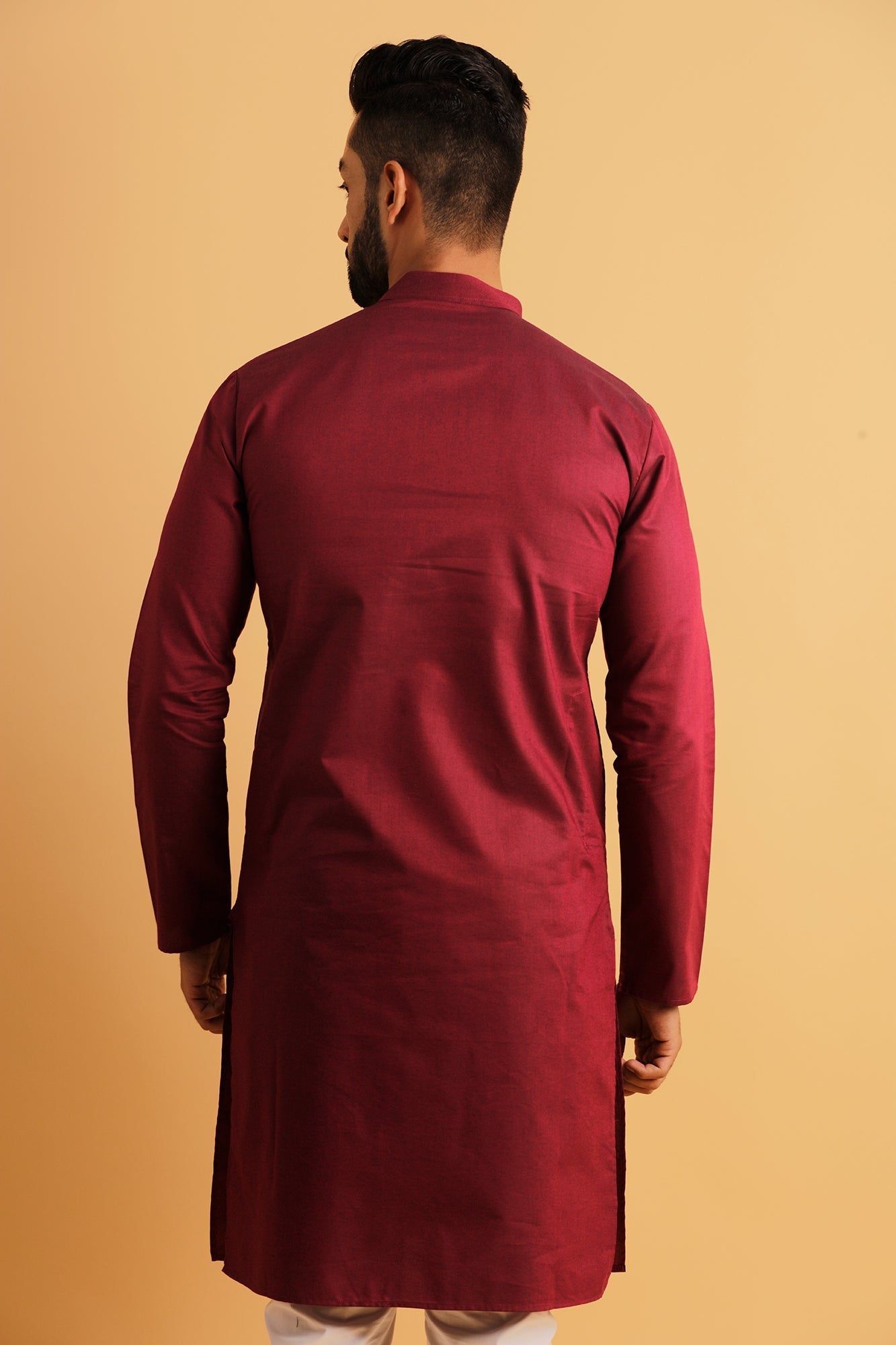 Band Collar Straight Kurta