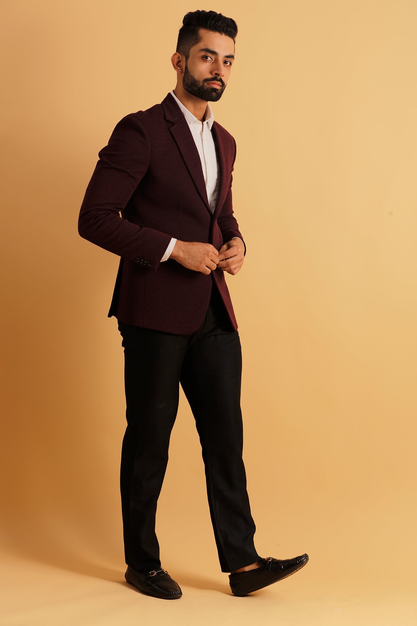 Men's Wear Maroon Blazer