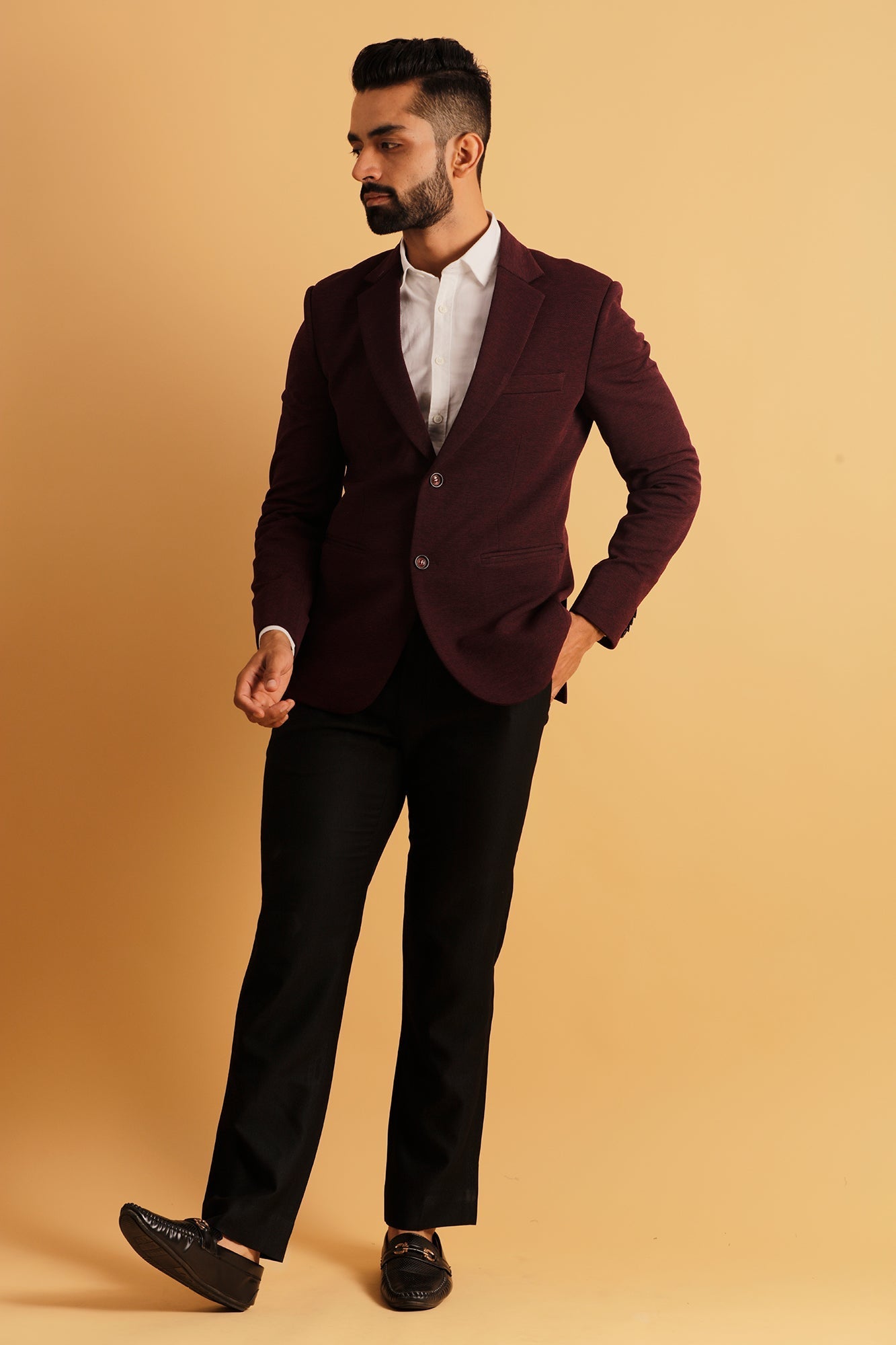 Men's Wear Maroon Blazer