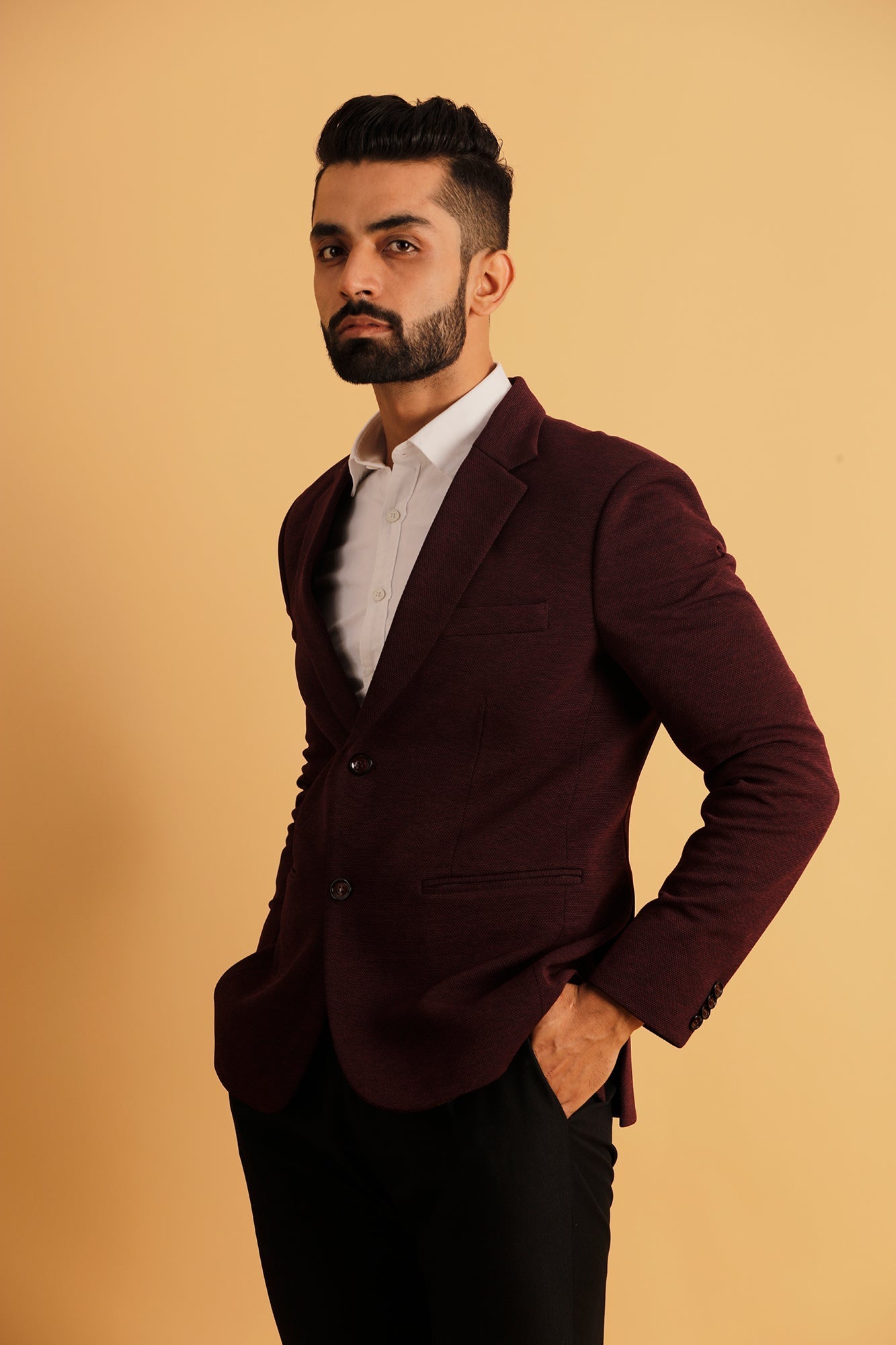 Men's Wear Maroon Blazer