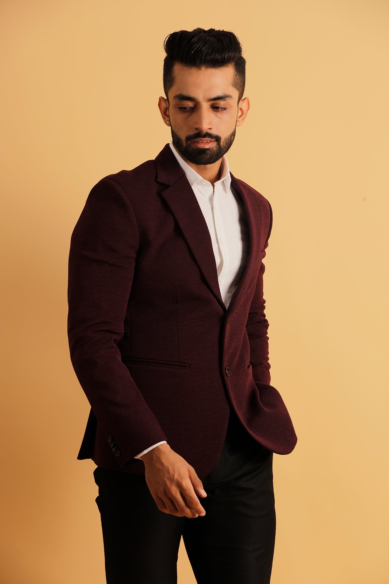 Men's Wear Maroon Blazer