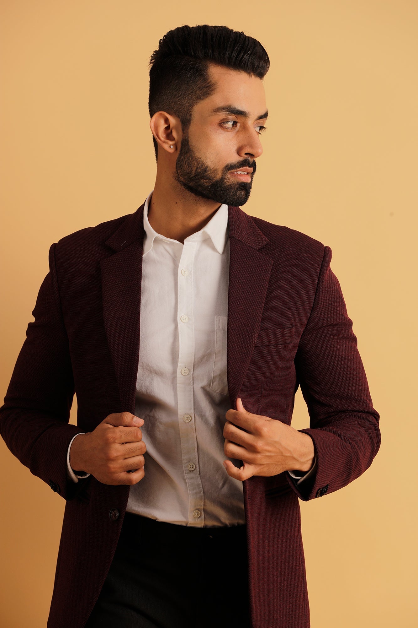 Men's Wear Maroon Blazer